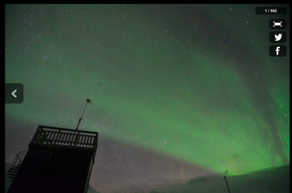 Armchair aurora watching