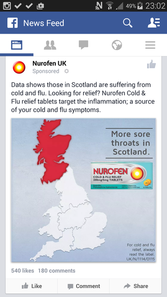 to think that this neuroendocrine advert is pish