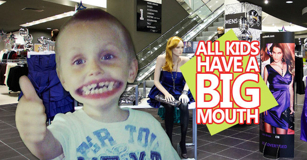 Christmas Shopping with kids (All kids have a big mouth!)