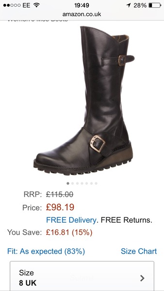 Please help find some boots for slightly-too-big-footed person