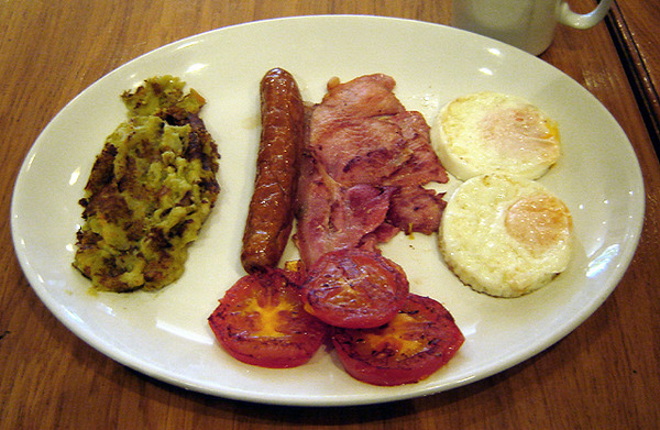 To think beans are a staple ingredient of a fry up?
