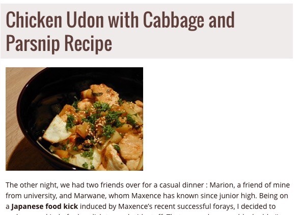 To think that no one can possibly actually like udon noodles?