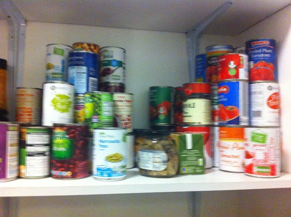 food banks collecting in supermarkets