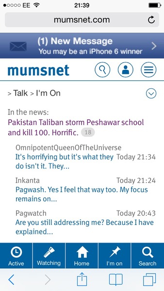 Please get rid of this flashing scammg advert on mobile site