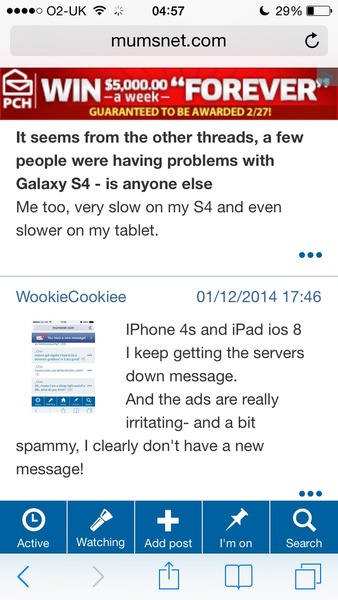 Mobile site strife? Come and post here