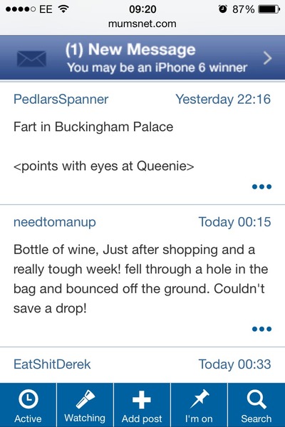 Mobile site strife? Come and post here
