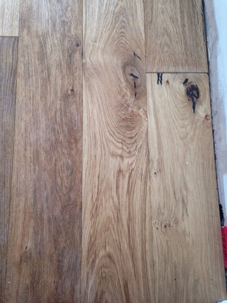 Wtd 2ft of engineered oak 180mm flooring