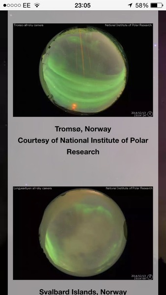 Armchair aurora watching