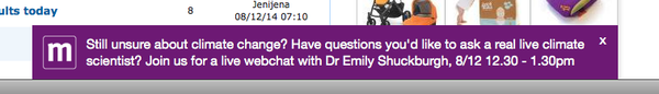 what in Tim Dowling's name is that vile floating purple box -