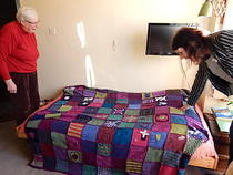 Woolly Hugs. A Blanket for DutchOma, crafters and donors we need your help.