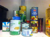 food banks collecting in supermarkets