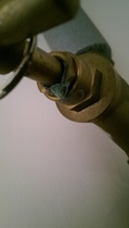 Urgent - leaking stopcock and damp wall