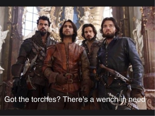 Swagger Inn Thread 76. BBC Musketeers. Come and have a go if you think you're hard enough.