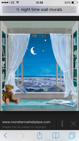 Silver and navy walls for kids' room?