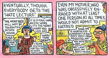 about children not be allowed to say they hate something?