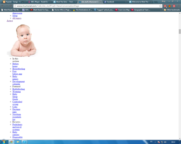 Oh no, help, it's gone all 1995 on me!