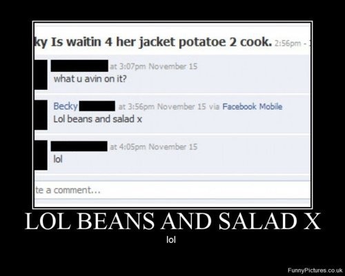 To think this is a strange meal combination.