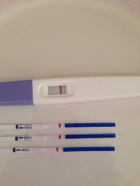 Bfn clearblue digital day before period...
