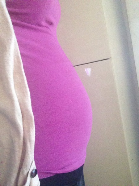 Then did your baby bump start to show? and weight gain/loss in first trimester