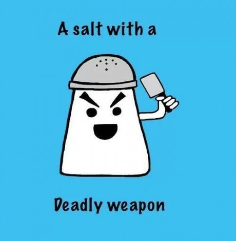to think putting salt on your food before you taste it is rude?