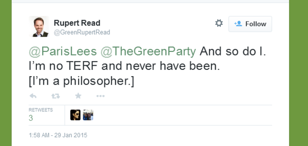 To think the Green Party are just making themselves look ridiculous?