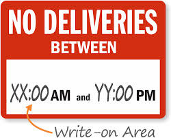 ...to refuse any more parcels for next door neighbours?