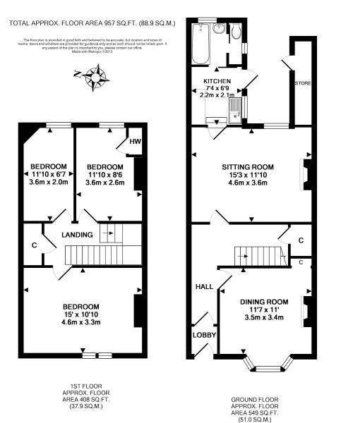 Losing smallest bedroom for upstairs bathroom