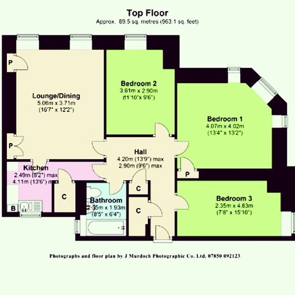 to think that bedrooms should be big enough to put a bed in