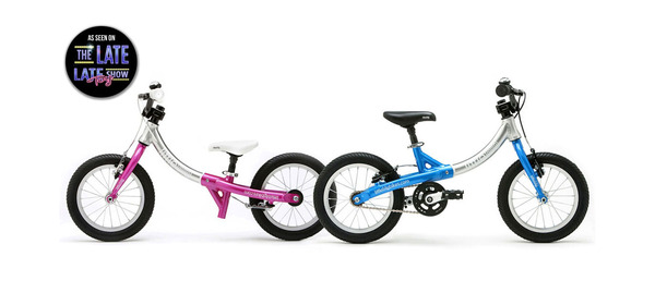 Balance bike, preferably on that you can put the pedals on later