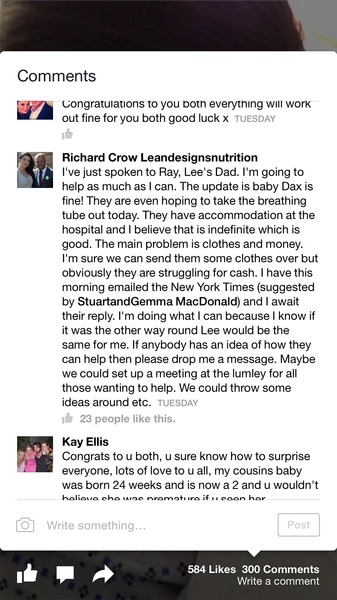 To ask if anyone is setting up a fb page to discuss Tricky Dicky?