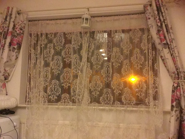 Bloody husband and the bloody window