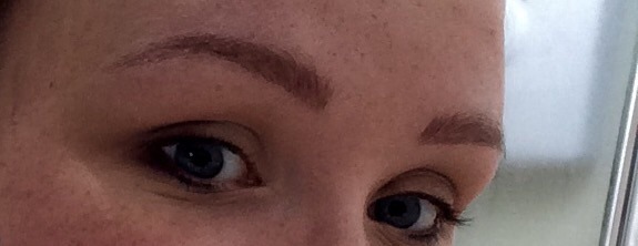 Tinting Eyebrows...