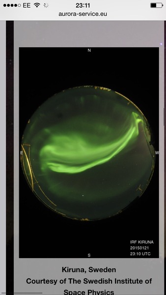 Armchair aurora watching