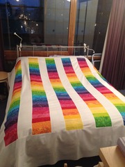 Is anyone kind enough to help me through my first quilt?