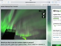 Armchair aurora watching