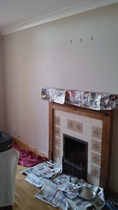 family room. stuck on paint colours