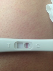 Can anyone else see the line or am I imagining it?