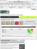 Why am I seeing incorrect Met Office updates [confused]