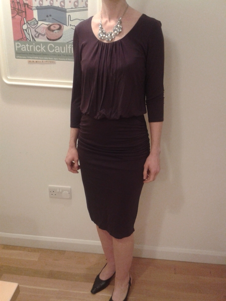 Do I look frumpy in this dress?  (with photos! )