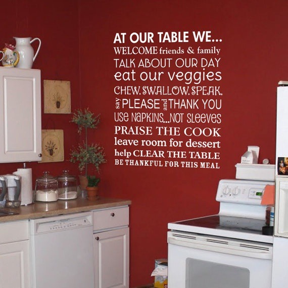 To still demand perfect table manners? (teenagers)