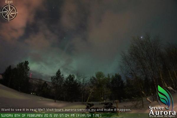 Armchair aurora watching