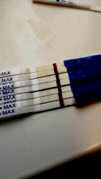 faint line on pregnancy tests!!!