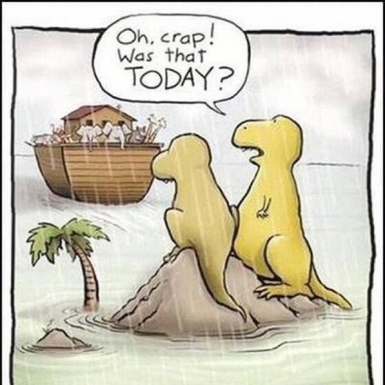 I'm getting sick and tired of dinosaurs being forced on our children