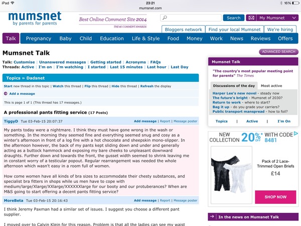 A professional pants fitting service