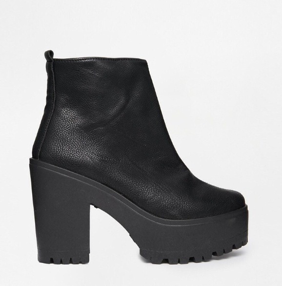 Do you like chunky ankle boots? Clomp over here a minute...