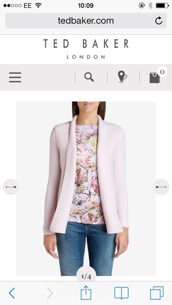Ted baker drape cape