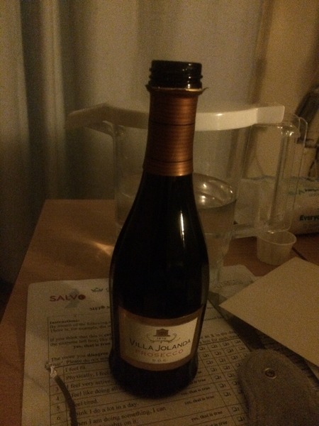 To drink this prosecco?