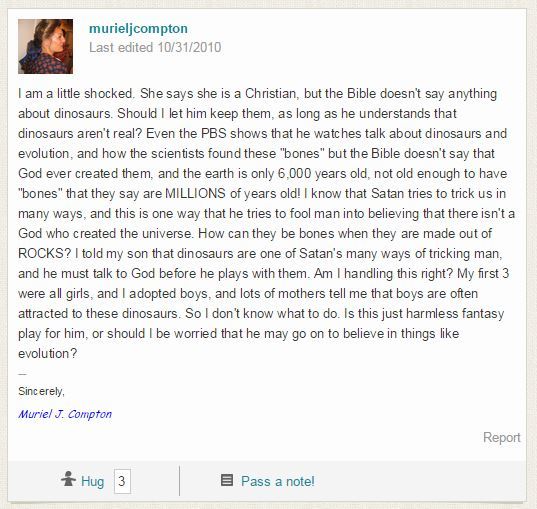 I'm getting sick and tired of dinosaurs being forced on our children