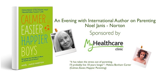 Celebrity Parenting Guru Noel Janis-Norton offers parenting advice in wandsworth! 10th March 6pm