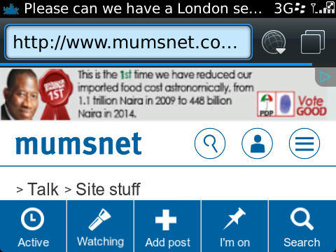 please please PLEASE turn off the damn sticky BANNER ads on the mobile site